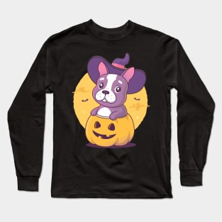 Frenchie Halloween Long Sleeve T-Shirt